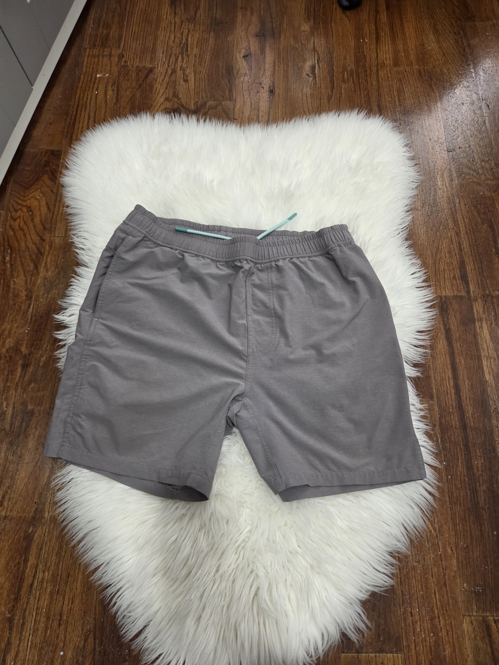 MYLES Men's Gray Casual Drawstring Shorts SIze L